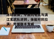 极速竞技-冰球联赛，中原闪电队与漓江玄武队逆转，体能对抗拉满！外援联手发威的简单介绍